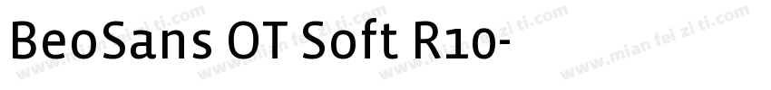 BeoSans OT Soft R10字体转换